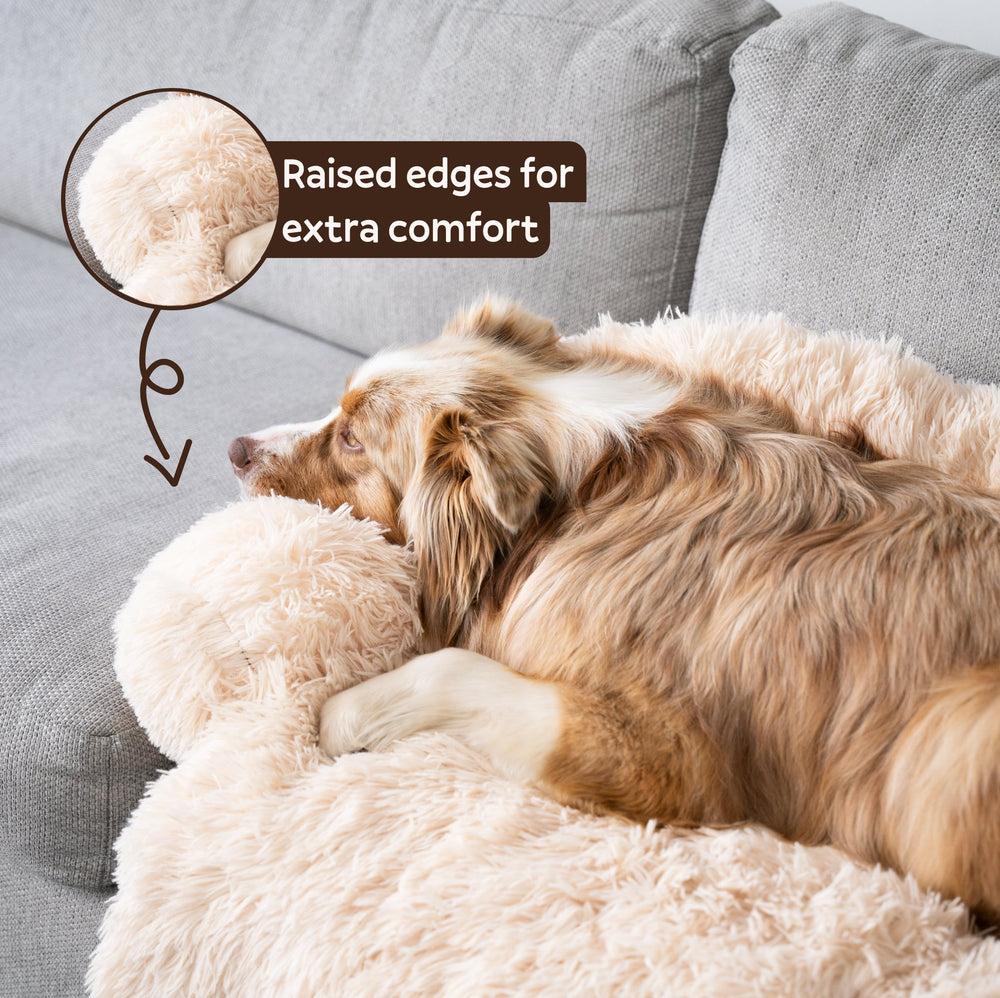 Captain Pup’s fluffy dog bed (2-in-1)